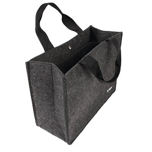SIGEL Laptoptasche Hot Desking Bag Basic Recycling-PET dunkelgrau BA432 bis 39,1 cm (15,4 Zoll)