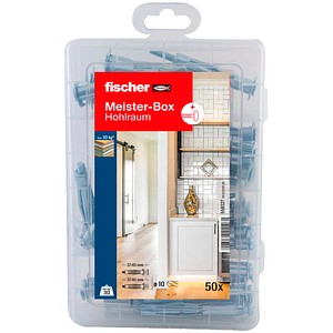 fischer Meister-Box Hohlraum 558327 Hohlraumdübel-Sortiment Ø 5 mm, 50-teilig
