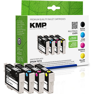 4 KMP E107V schwarz, cyan, magenta, gelb Tintenpatronen ersetzen EPSON T0715 4 KMP E107V schwarz, cyan, magenta, gelb Tintenpatronen ersetzen EPSON T0715