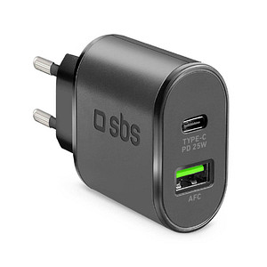 sbs Power-Delivery Ladeadapter schwarz, 25 Watt