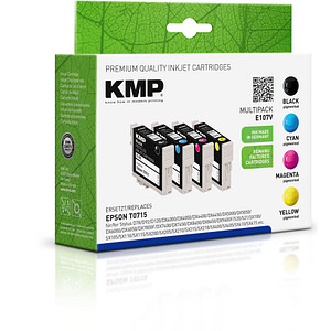 4 KMP E107V schwarz, cyan, magenta, gelb Tintenpatronen ersetzen EPSON T0715 4 KMP E107V schwarz, cyan, magenta, gelb Tintenpatronen ersetzen EPSON T0715