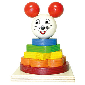 HESS Stapelturm Maus Lernspielzeug, 1 St.