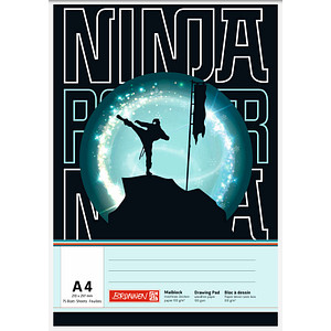 BRUNNEN Malblock Ninja Power DIN A4