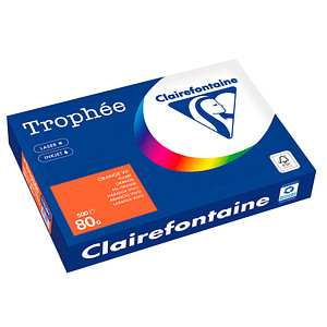 Clairefontaine Kopierpapier Trophée orange DIN A3 80 g/m² 500 Blatt