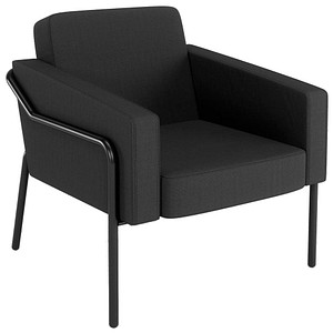 medso powered by PAPERFLOW Sessel MEDSO L anthrazit schwarz Kunststoff 75,0 x 74,3 x 73,6 cm, 1 St.