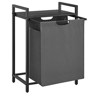 VASAGLE Wäschesammler schwarz, grau, 1 St.