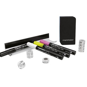 magnetoplan Glas-Magnettafel Zubehör-Set 14 Teile