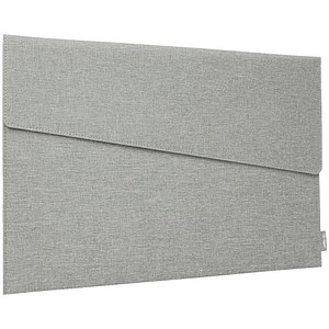 SIGEL Laptophülle M Kunststoff hellgrau bis 39,6 cm (15,6 Zoll)