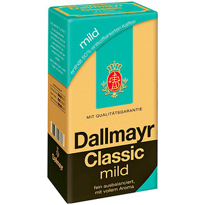 Dallmayr Classic Mild Kaffee, gemahlen, Arabicabohnen mild, 500 g