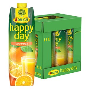 happy day Orange Fruchtsaftkonzentrat 6x 1,0 l