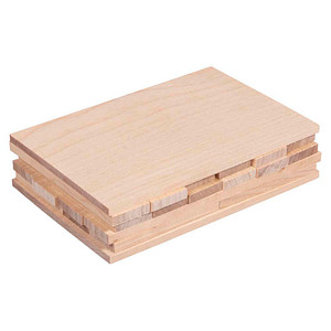 Rayher Holzbausatz Klötzchen + Platten natur