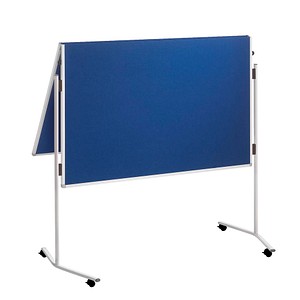 FRANKEN Moderationswand ECO klappbar 120,0 x 150,0 cm blau