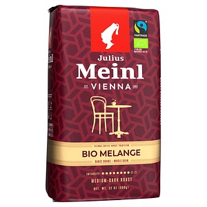 Julius Meinl Bio Vienna Melange Bio-Kaffeebohnen, Arabica- und Robustabohnen 900 g