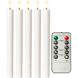 goobay LED-Kerzen weiß, 5 St.