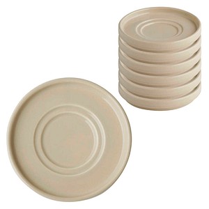 APS Untertassen THE GRID beige Ø 16,0 cm, 6 St.