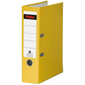 Printus Ordner gelb Karton 8,0 cm DIN A4, 1 St.