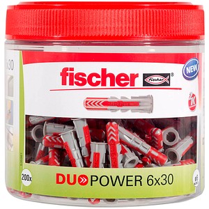 fischer DuoPower 6x30 Dose 2K 535981 Universaldübel Ø 6 mm x 30 mm, 200 St.