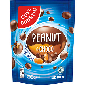GUT&GÜNSTIG Peanut & Choco Schokobonbons 250,0 g, 1 St.