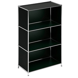 viasit Aktenregal System4 schwarz 77,9 x 40,4 x 118,2 cm, 1 St.