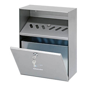 Bartscher Wandaschenbecher silber, 1 St.