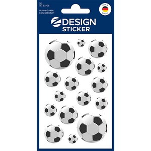 AVERY Zweckform Aufkleber 53708 Fussball, 48 Etiketten