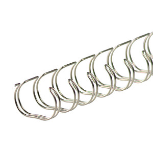 LMG Drahtbinderücken silber für 120 Blatt, 50 St.