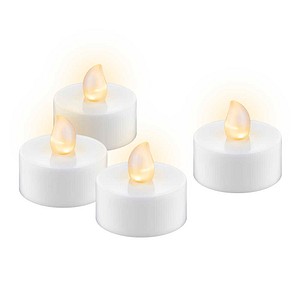 goobay LED-Teelichter weiß, 4 St.