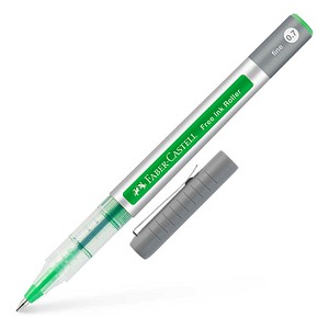 FABER-CASTELL Free Ink Tintenroller grau 0,4 mm, Schreibfarbe: grün, 1 St.