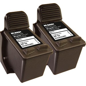 KMP H11D schwarz Tintenpatronen ersetzt HP 2x 56 (C9502AE) KMP H11D schwarz Tintenpatronen ersetzt HP 2x 56 (C9502AE)