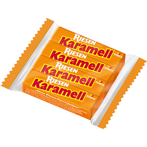 RIESEN® KARAMELL RIESEN Kaubonbons 4x 32,0 g, 4 St.