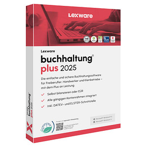 LEXWARE buchhaltung plus 2025 Software Vollversion (PKC)