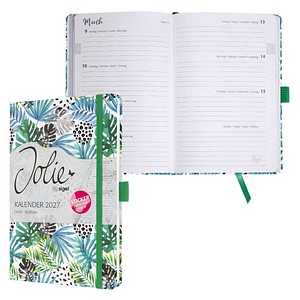 SIGEL Buchkalender Jolie 2027 Green Jungle Fever, 1 St.