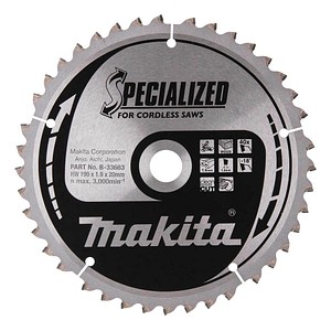 makita B-33663 MAKBLADE Kreissägeblatt 190,0 mm, 40 Zähne, 1 St.