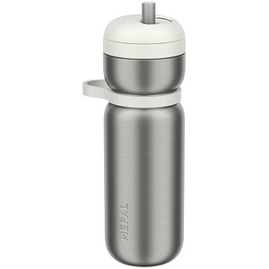 MEPAL Isolier-Trinkflasche Twist Sport ceramic white 600,0 ml, 1 St.