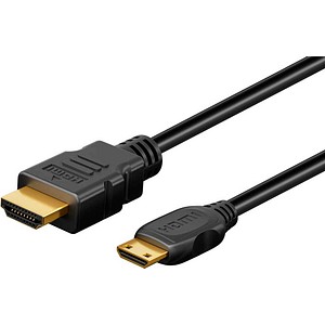 goobay HDMI /Mini HDMI Kabel 2,0 m schwarz, 1 St.
