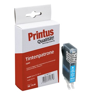 Printus cyan Tintenpatrone ersetzt Canon CLI-521 C Printus cyan Tintenpatrone ersetzt Canon CLI-521 C