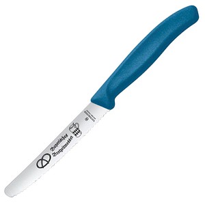VICTORINOX Frühstücksmesser Swiss Classic silber, blau glatt, Klinge: 11,0 cm, 1 St.