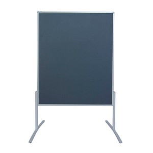 FRANKEN Moderationswand PRO 120,0 x 150,0 cm grau