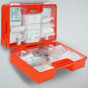 WIHEDÜ Erste-Hilfe-Koffer DIN 13157 orange