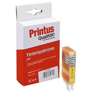 Printus  gelb Druckerpatrone kompatibel zu Canon CLI-521 Y