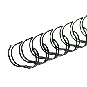 LMG Drahtbinderücken schwarz für 160 Blatt, 50 St.