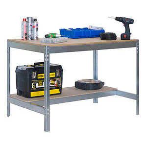 Simonrack Werkbank SIMONWORK BT0 silber 91,0 x 61,0 x 84,2 cm