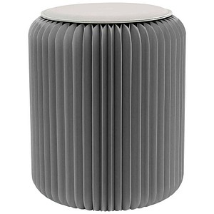 meet powered by PAPERFLOW Falthocker Flexistool grau, 1 St.