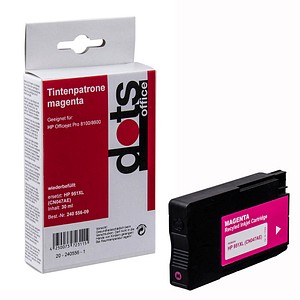 dots  magenta Druckerpatrone kompatibel zu HP 951XL (CN047AE)