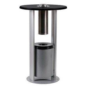Showdown® Displays Smoking Table Standaschenbecher silber, 1 St.