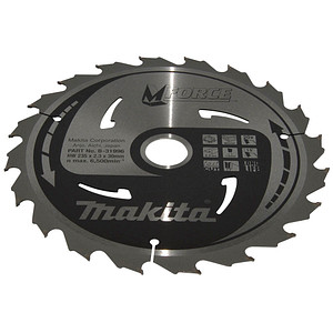 makita B-31996 M-FORCE Kreissägeblatt 235,0 mm, 20 Zähne, 1 St.