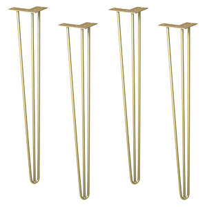 WAGNER® design yourself HAIRPIN ST 8275 Tischbeine gold , 4 St.