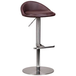 WOHNLING Barhocker WL1.602 braun Kunstleder, 1 St.