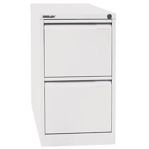 BISLEY Hängeregistraturschrank verkehrsweiß 2 Schubladen 41,3 x 62,2 x 71,1 cm, 1 St.