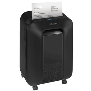 Fellowes Powershred LX200 Aktenvernichter mit Partikelschnitt P-4, 4 x 12 mm, bis 12 Blatt, schwarz
